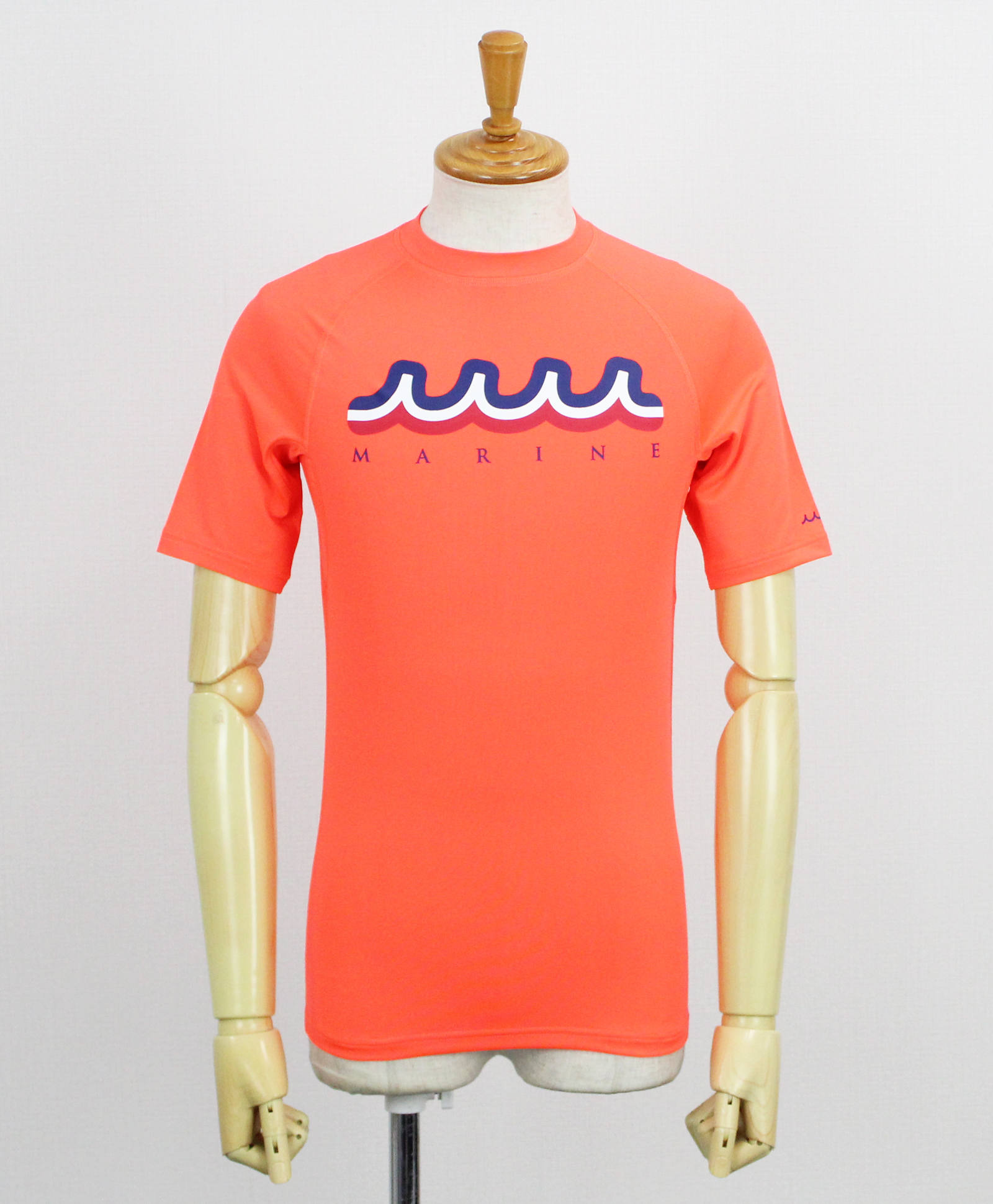 Muta Muta Marine ムータマリン レディース メンズ ラッシュtシャツ Trico オレンジ Mmtk Maverick Group Online Store