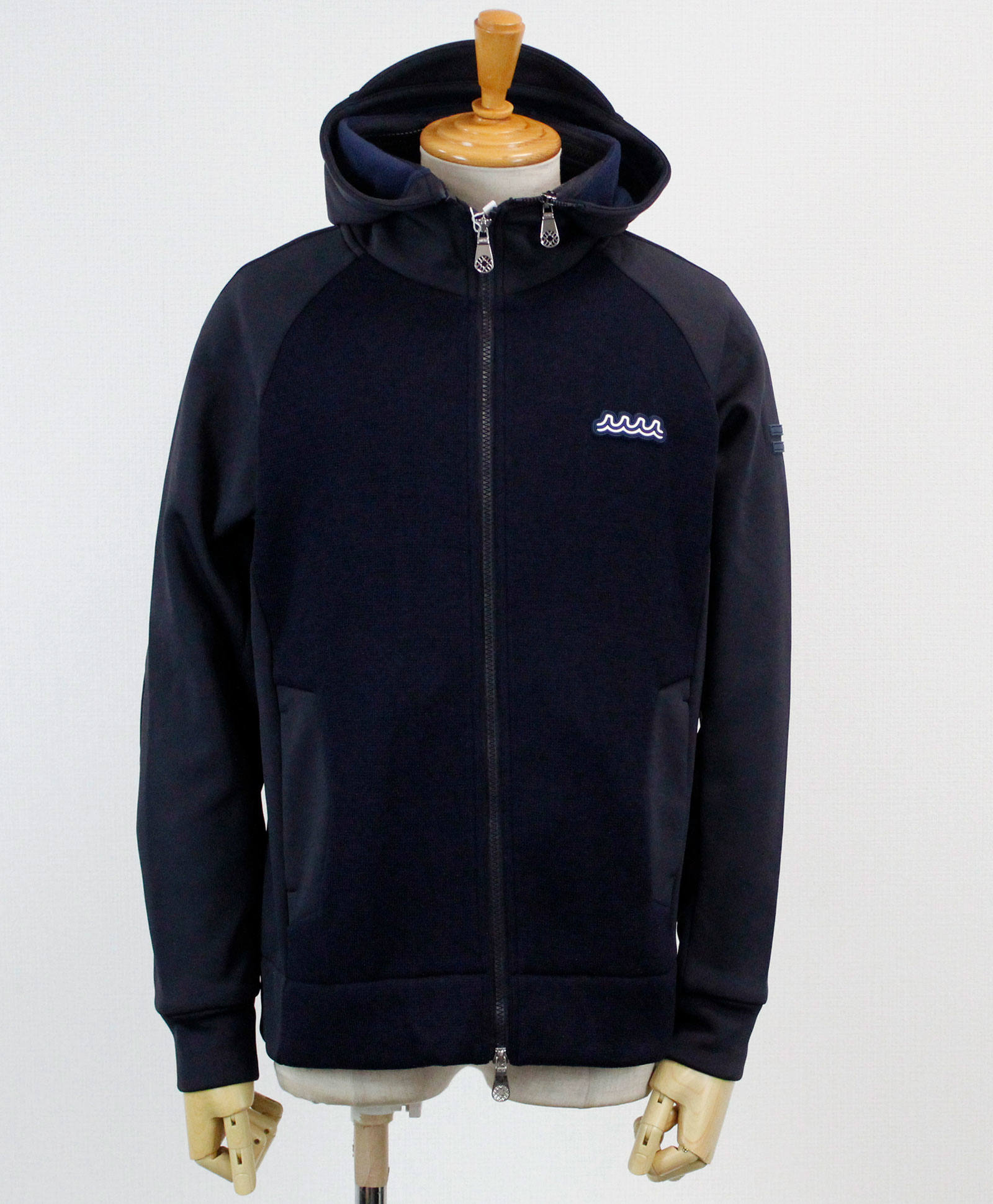 Muta Muta Marine ムータマリン メンズ レディース ナイロンジャージニットパーカー ネイビー Maverick Group Online Store